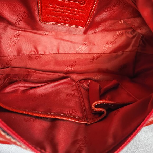 Fossil Red Leather Lady Purse/ Handbag - Picture 10 of 16